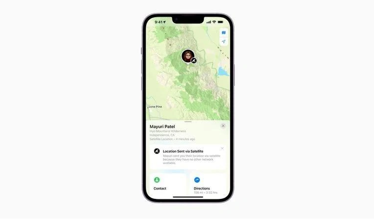 贵德苹果14维修分享iPhone14系列中 FindMy功能通过卫星分享位置方法教程 